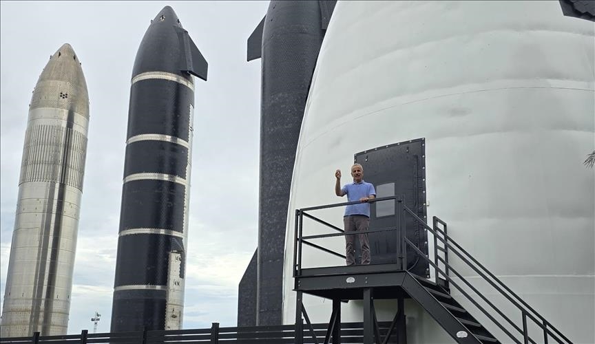 Turkish transport minister visits SpaceX launch facility in Texas Turkish transport minister visits SpaceX launch facility in Texas