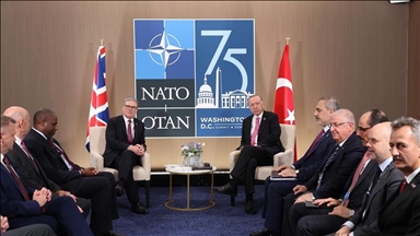 Эрдоган встретился с премьер-министром Великобритании Киром Стармером