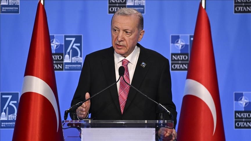 Presiden Erdogan: Turkiye tak akan setujui kerja sama NATO dan Israel