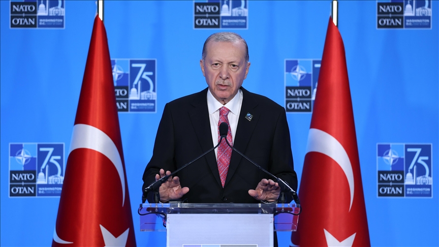 أردوغان: لا يمكن استمرار الشراكة بين الناتو وإسرائيل