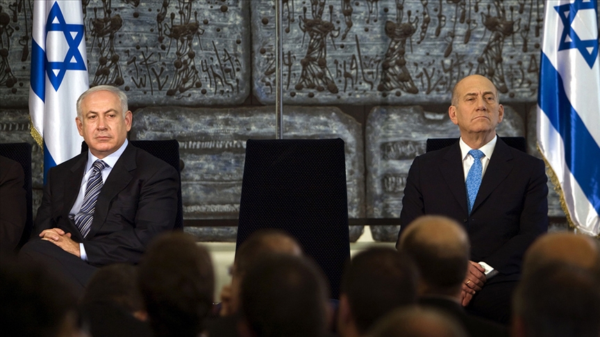 Eski İsrail Başbakanı Olmert'ten Netanyahu'ya Batı Şeria'da işlenen suçlara ilişkin eleştiri