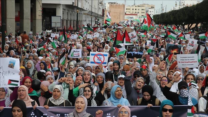 "جمعة الغضب" الـ40.. 102 مظاهرة تضامنية مع غزة في المغرب