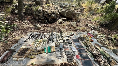 Turkish forces destroy PKK terror groups’ ammunition depots in northern Iraq