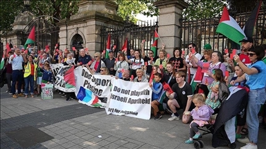 Irlande: des athlètes expriment leur solidarité avec la Palestine