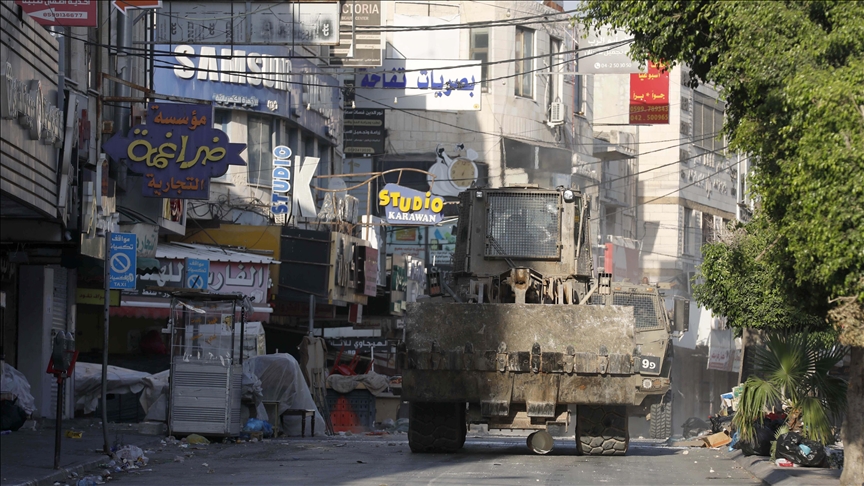 West Bank Palestinians stage general strike to protest deadly Israeli strike in Gaza
