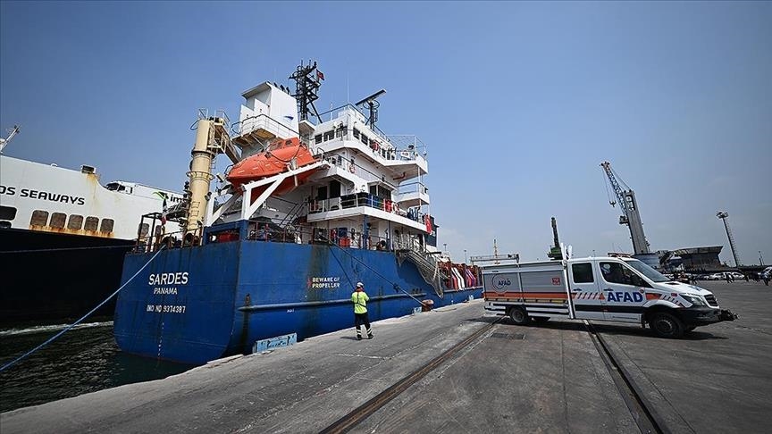 ترکیه یک کشتی حامل کمک‌های بشردوستانه به سودان اعزام کرد