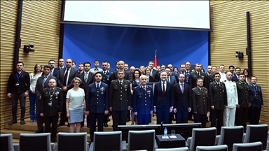 Türkiye'nin NATO Daimi Temsilciliği, 15 Temmuz şehitleri için anma töreni düzenledi 