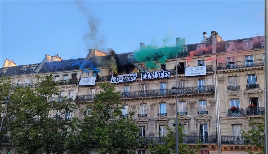 Jeux olympiques de Paris 2024: Des Français manifestent contre l'évacuation des migrants