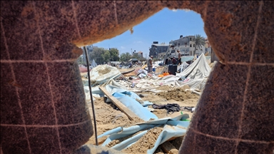 At least 13 killed in Israeli strike on 'humanitarian zone' for displaced Gazans