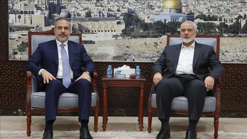 Fidan et Haniyeh discutent de la situation à Gaza 