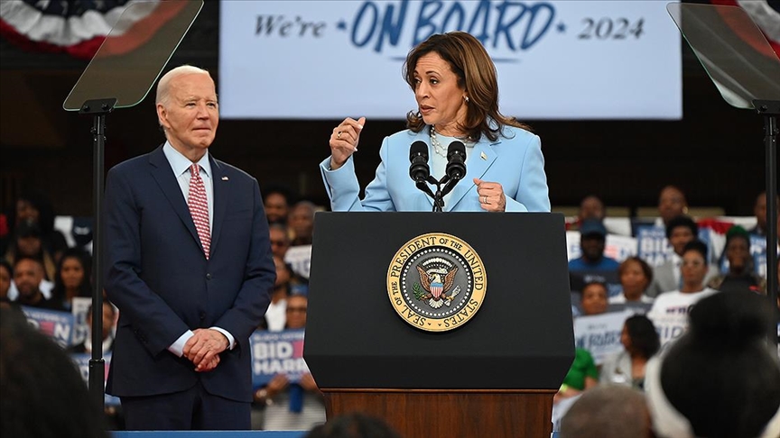 Demokratların yüzde 79'u Biden'ın çekilmesi halinde yardımcısı Harris'in başkan olmasını destekliyor