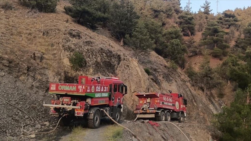 Çorum'da çıkan orman yangınına müdahale ediliyor