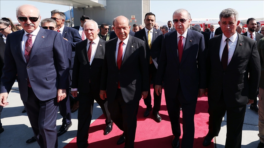 Президент Эрдоган прибыл в Турецкую Республику Северного Кипра