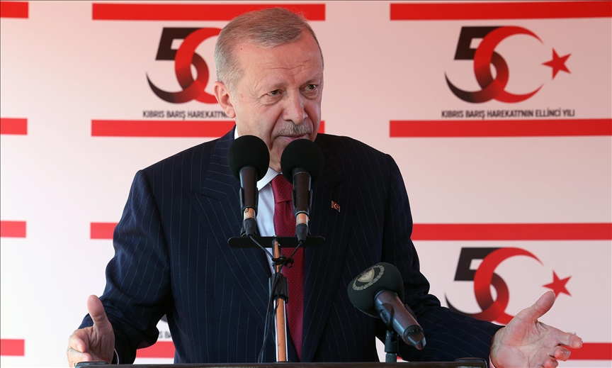 Federal solution 'not possible' for Cyprus, says Turkish President Erdogan