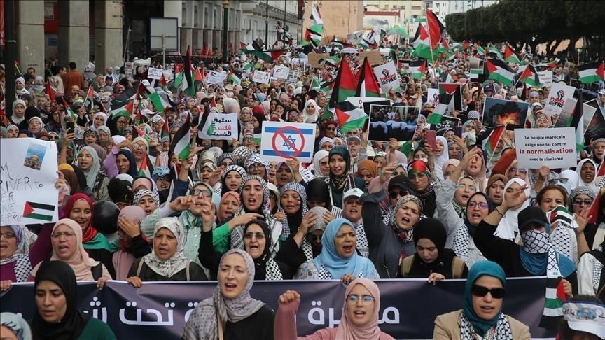 Maroc: 95 manifestations organisées en solidarité avec Gaza 