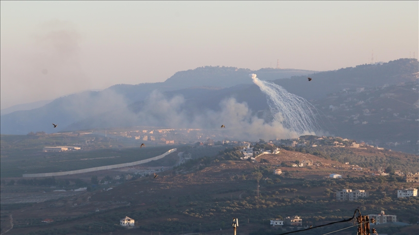 Israeli army claims bombing of Hezbollah military buildings in southern Lebanon