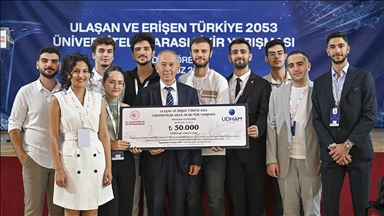 Genç beyinler Türkiye'nin 2053 ulaştırma vizyonuna projeleriyle katkı sağladılar