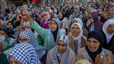 U mnogim gradovima Maroka održani protesti za Gazu