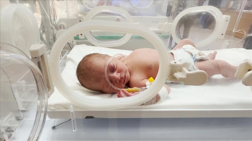 Newborn saved from dead mother’s womb after Israeli strike in Gaza Newborn saved from dead mother’s womb after Israeli strike in Gaza