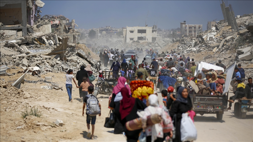 Thousands of displaced Palestinians in Gaza's Khan Younis fleeing Israeli attacks: UN agency
