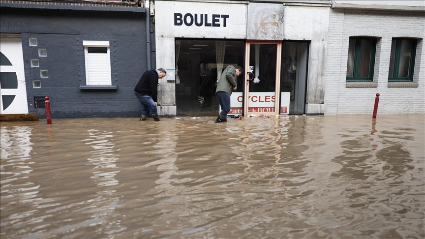 Heavy rainfall causes flooding in northeastern France