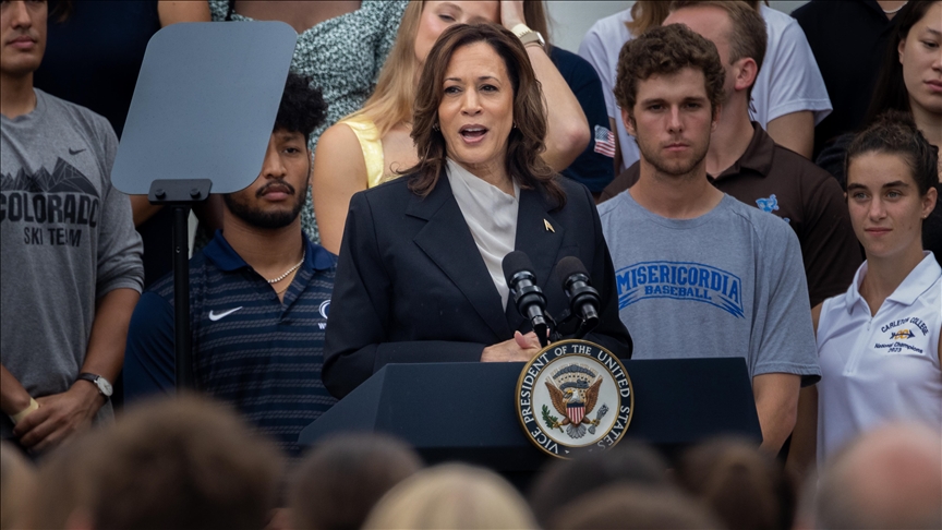 Harris seeks to take fight to Trump with address in battleground state of Wisconsin