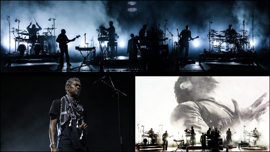 İngiliz müzik grubu Massive Attack, İstanbul'da konser verdi