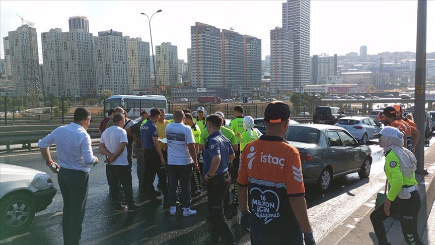 Esenyurt'ta zincirleme trafik kazası
