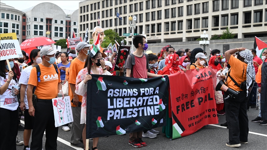 Pro-Palestinian protestors arrested near Union Station in US capital