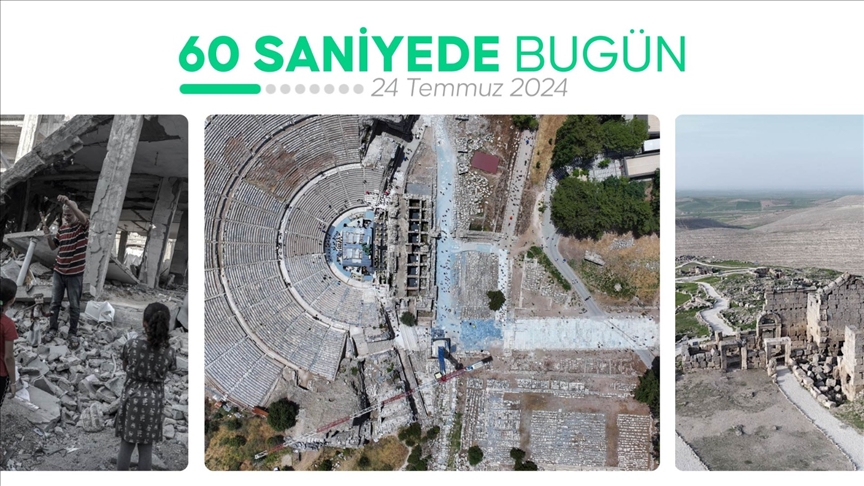 60 saniyede bugün (24 Temmuz 2024)