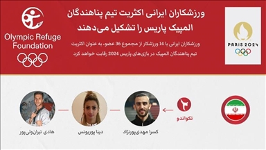 ورزشکاران ایرانی اکثریت تیم پناهندگان المپیک پاریس را تشکیل می‌دهند