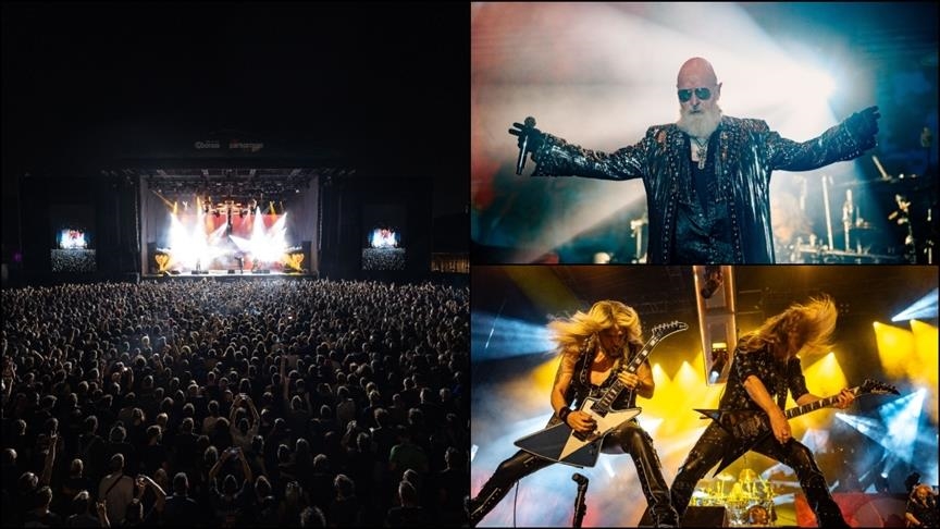 British heavy metal band Judas Priest performs in Istanbul