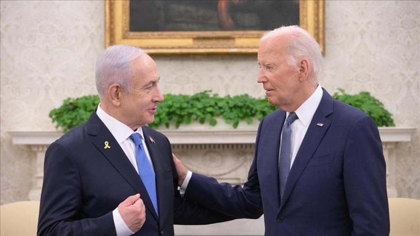 Состанок со Нетанјаху: Бајден ја нагласи итноста од прекин на огнот во Газа и договор за заложниците