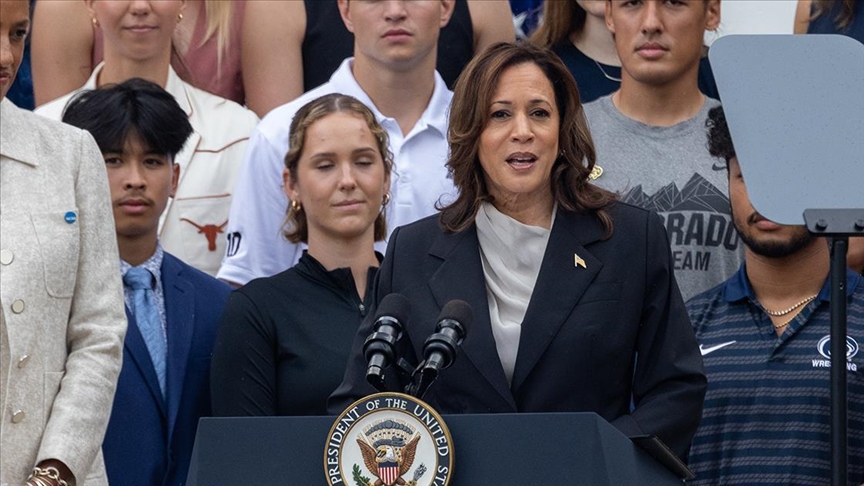 US vice president says she 'will not be silent' in face of Gaza suffering US vice president says she 'will not be silent' in face of Gaza suffering