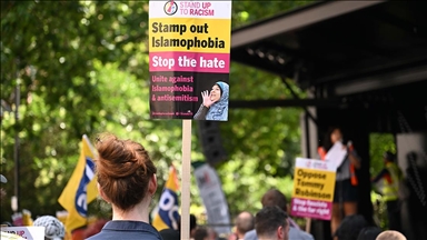 Londra'da aşırı sağcılar ile ırkçılık karşıtlarından karşılıklı eylem