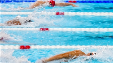 Paris 2024 Olimpiyat Oyunları'nda yüzmede 400 metre serbest stil yarışları yapıldı