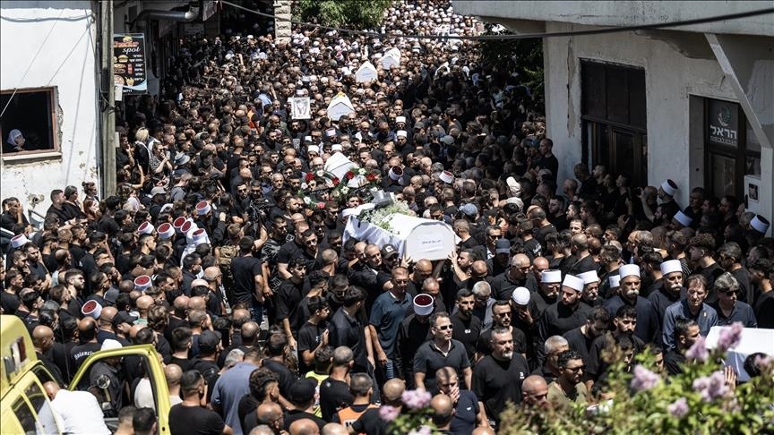 Majdal Shams : Des manifestants druzes traitent Netanyahu de « meurtrier »