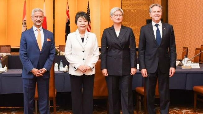 Quad foreign ministers express ‘concern’ over situation in South China Sea