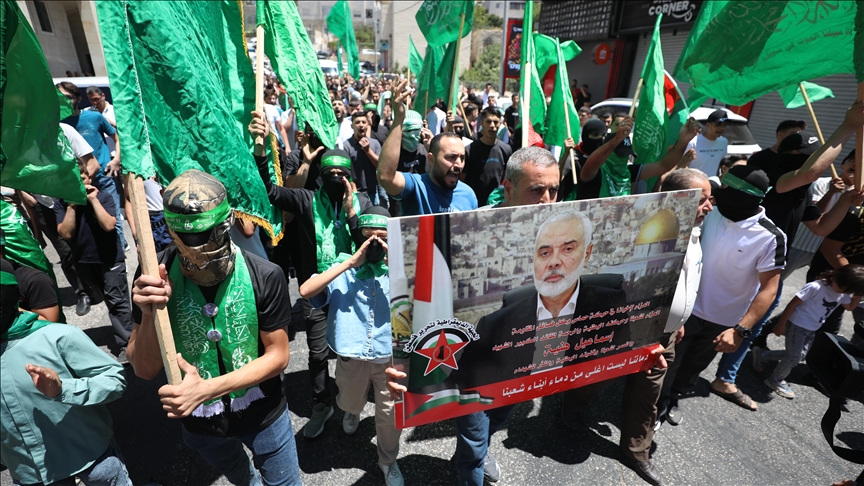 Palestinians protest in West Bank after Hamas leader’s assassination