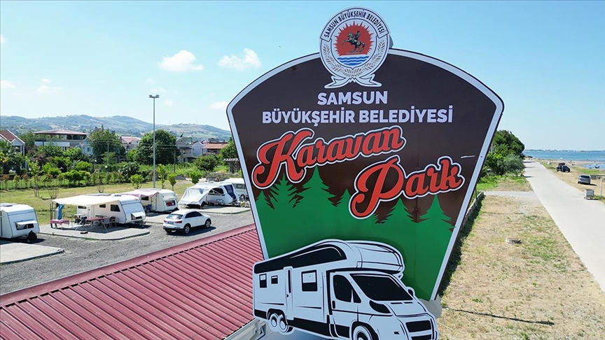 Samsun'daki karavan parklar 43 ülke ve 79 şehirden misafir ağırlıyor