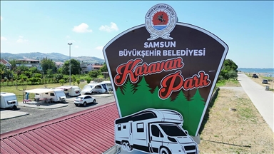 Samsun'daki karavan parklar 43 ülke ve 79 şehirden misafir ağırlıyor