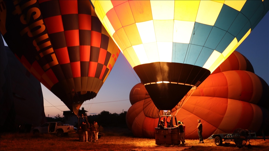 Hot air balloons in Tanzania