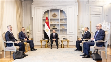 Turkish foreign minister meets Egypt's president during 2-day visit