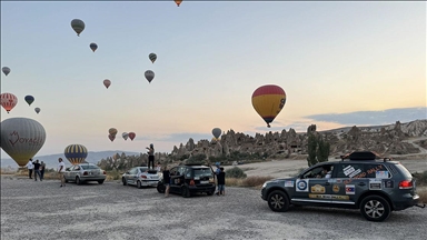 Doğu-Batı Dostluk ve İpek Yolu Rallisi Kapadokya'dan hareket etti