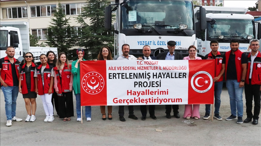 Yozgat'ta huzurevi sakinleri "Ertelenmiş Hayaller Projesi" ile hayallerini gerçekleştiriyor