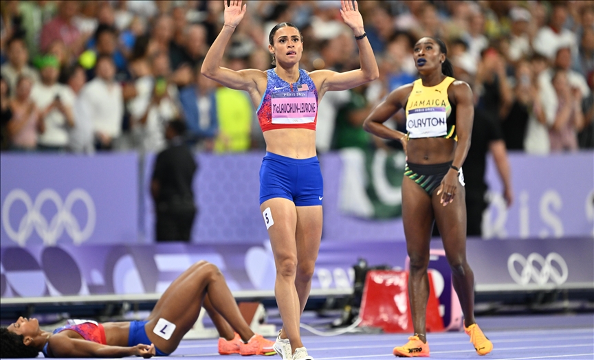 US athlete McLaughlin-Levrone breaks her own world record in women's 400m hurdles US athlete McLaughlin-Levrone breaks her own world record in women's 400m hurdles