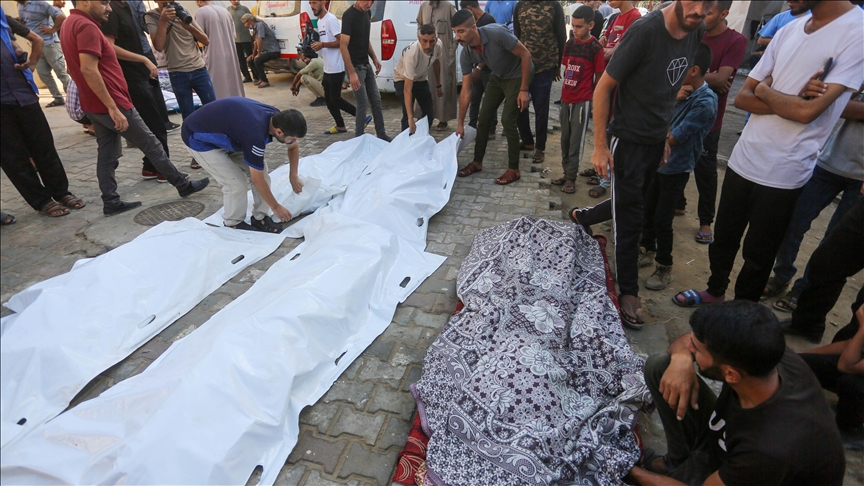 Israeli airstrike kills 10 Palestinians, including children, in Gaza Strip Khan Younis