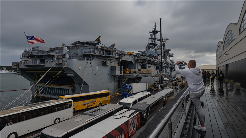 USS Wasp docks at Southern Cypriot port