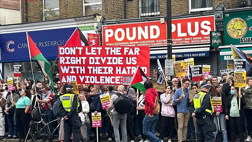 No to fascism, racism, Islamophobia: Londoners mobilize against far-right violence