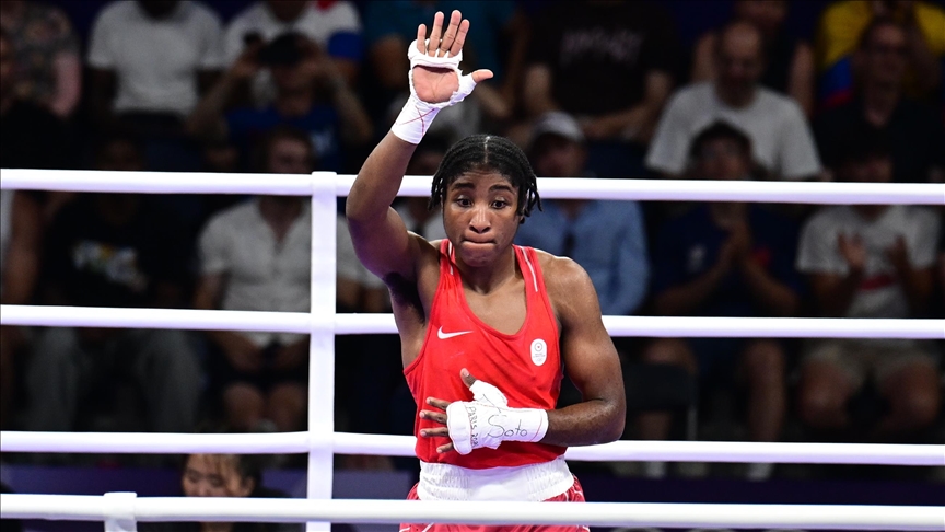 Cindy Ngamba wins historic first medal for Refugee Olympic Team